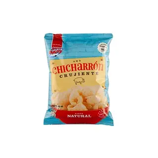 SNACK CHICHARRON NATURAL SUPER RICAS*10G