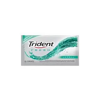 CHICLE HERBAL TRIDENT *3U