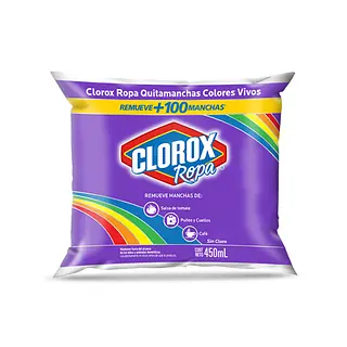 BLANQUEADOR ROPA COLOR CLOROX*450ML