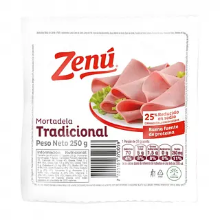 MORTADELA TRADICIONAL ZENU *250GR