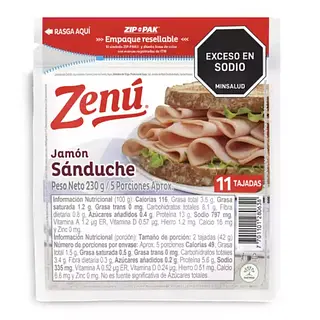JAMON CERDO ZENU*230G