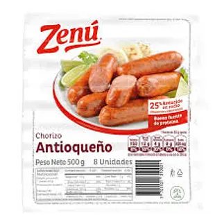 CHORIZO ANTIOQUEÑO ZENU* 500G