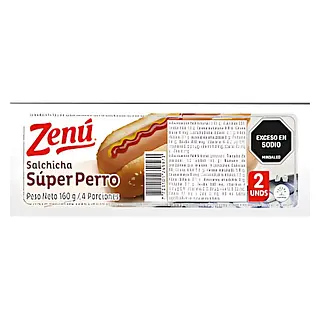 SALCHICHA PERRO ZENU * 160GR