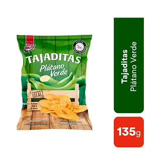 SNACK TAJADAS VERDES SUPER RICAS *135G
