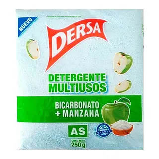 DETERGENTE POLVO MANZANA DERSA*250G
