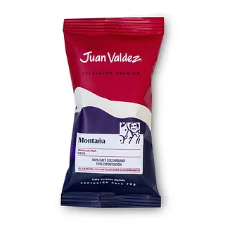 CAFE MOLIDO MONTAÑA JUAN VALDEZ*70G