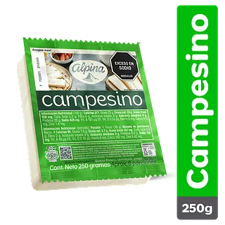 QUESO CAMPESINO ALPINA *250GR