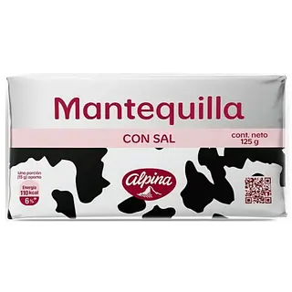 MANTEQUILLA SAL ALPINA *125GR
