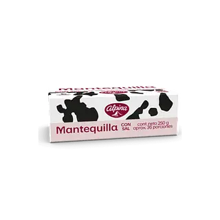 MANTEQUILLA SAL ALPINA*250GR