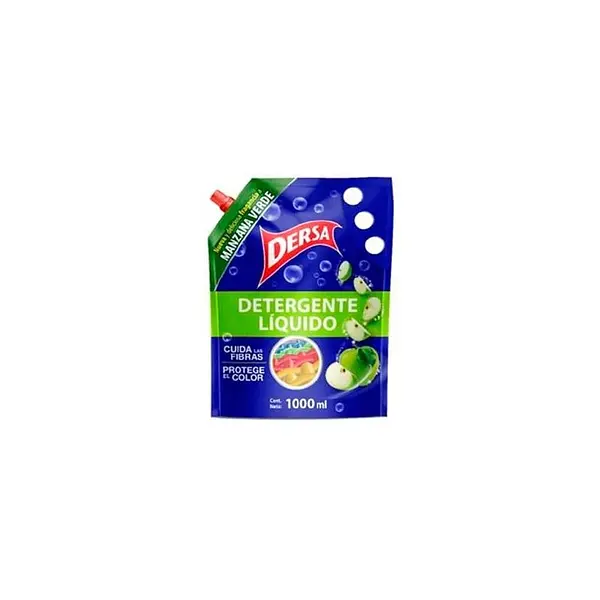 DETERGENTE LIQUIDO MANZANA DERSA*900ML