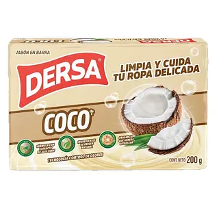 JABON BARRA COCO DERSA*200G