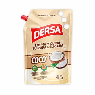 DETERGENTE LIQUIDO COCO DERSA*900ML