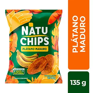 SNACK PLATANO MADURO NATUCHIPS *135GR