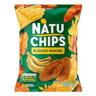 SNACK PLATANO MADURO NATUCHIPS *38 G