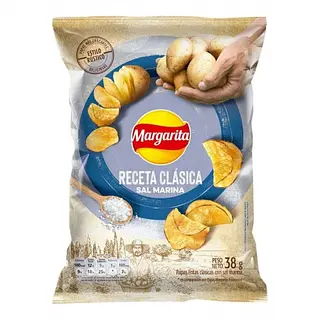 SNACK PAPA RECETA CLASICA MARGARITA*38GR