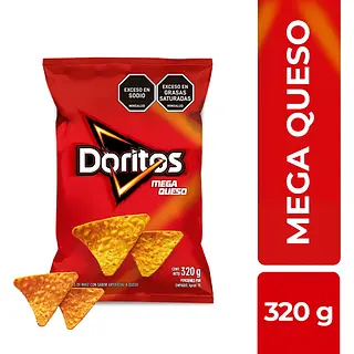 SNACK DORITOS MEGA QUESO 320GR