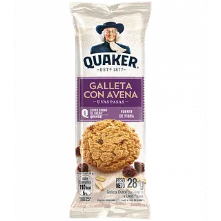 GALLETA PASAS QUAKER*30GR
