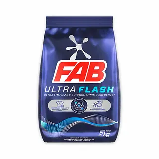 DETERGENTE POLVO ULTRA FAB * 2KL