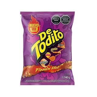 SNACK DETODITO FLAMIN HOT * 140G