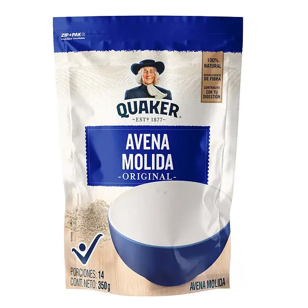 AVENA MOLIDA ORIGINAL QUAKER*350G