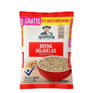 AVENA HOJUELAS ORIGINAL QUAKER*220G