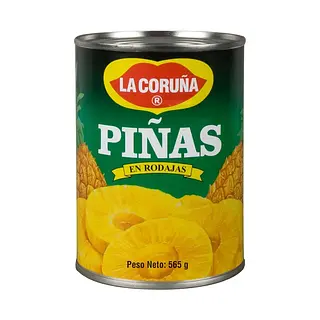 PIÑAS EN RODAJAS LA CORUÑA *565 GR