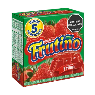 GELATINA FRESA FRUTIÑO*14G