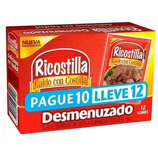 CALDO DESMENUZADO RICOSTILLA*12U