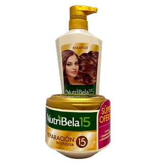 SHAMPO KIT REPARACION NUTRIBELA15*400ML