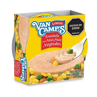 ATUN LOMITO VEGETALES VANCAMPS*160G