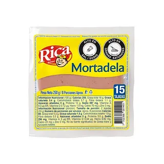 MORTADELA MIXTA RICA *250GR