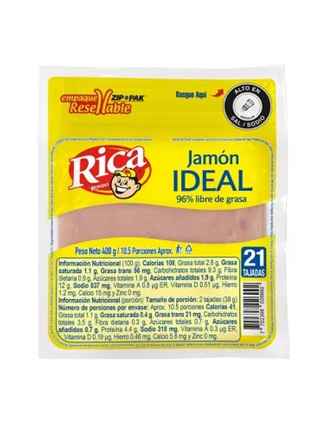 JAMON CERDO RICA*400G