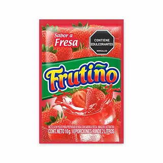 REFRESCO FRESA FRUTIÑO*10GR
