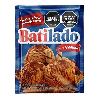 MEZCLA HELADO BATILADO AREQUIPE*82G