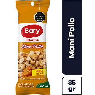 SNACK MANI POLLO BARY *35 GR
