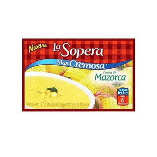 CREMA SOPA MAZORCA LA SOPERA*6PORC