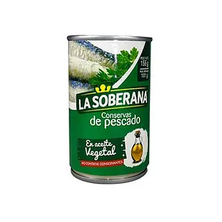 SARDINA EN ACEITE LA SOBERANA*155G