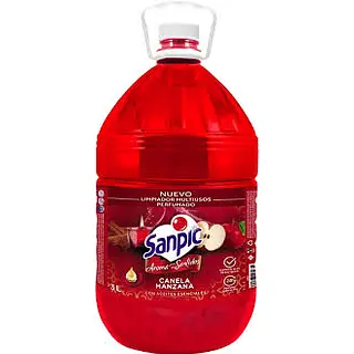 LIMPIAPISOS MANZANA CANELA SANPIC*3L