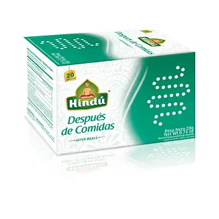 INFUSION TE DESPUES COMIDAS HINDU*24U