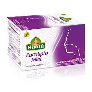 BEBIDA TE EUCALIPTO MIEL HINDU *20GR
