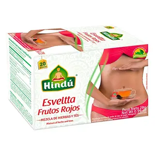 BEBIDA TE FRUTOS ROJOS ESVELTTA*28G