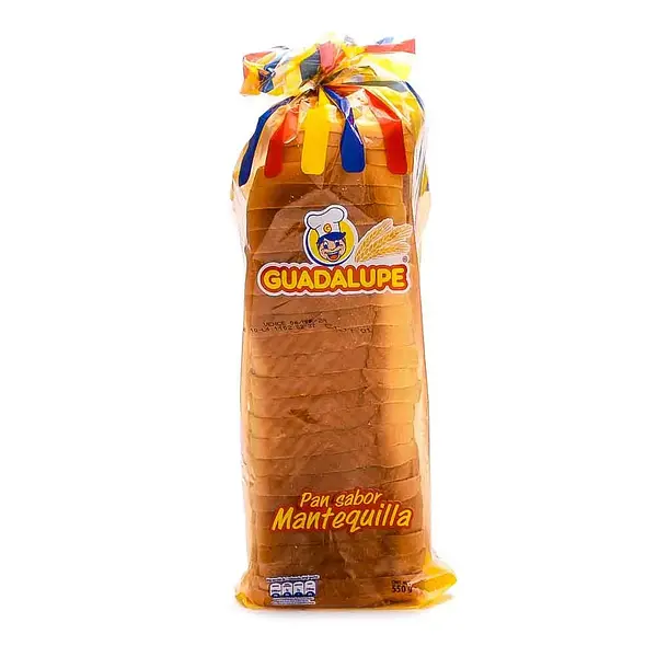 PAN TAJADO MANTEQUILLA GUADALUPE*550GR