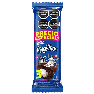 PONQUE PINGUINOS MARINELA*3 U