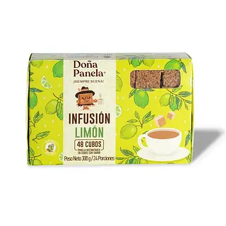 PANELA CUBOS LIMON DOÑA PANELA*48U