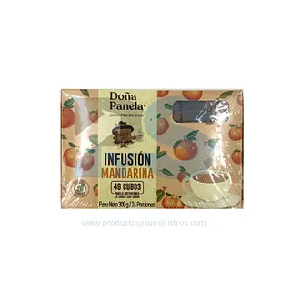 PANELA CUBOS MANDARINA DOÑA PANELA*48C
