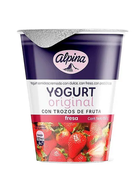 YOGURT FRESA ALPINA *150GR