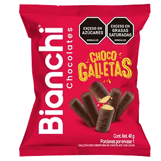 CARAMELO BIANCHI CHOCO GALLETAS*40G