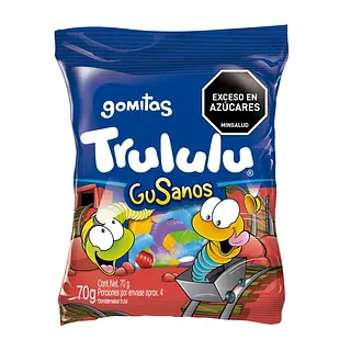 GOMA GUSANO COLOR TRULULU*70G