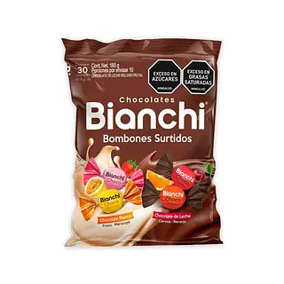 CHOCOLATINA BOMBON SURTIDOS BIANCHI*30U