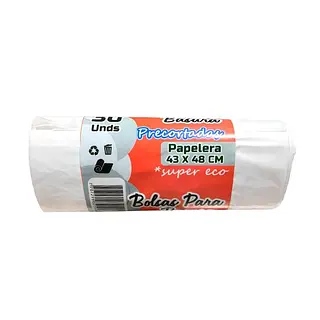 BOLSA BASURA ROLLITO*30U